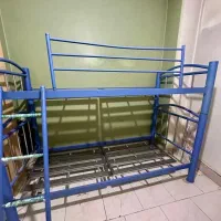 تخت دو طبقه فلزی|تخت و سرویس خواب|تهران, دکتر هوشیار|دیوار
