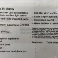 آی مک 27 اینچی مدل Retina 5K (A2115)|رایانه رومیزی|تهران, فردوس|دیوار