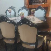 میز ناهارخوری ۱۰ نفره چوب گردو|میز و صندلی غذاخوری|تهران, پاسداران|دیوار