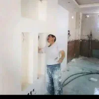 نقاشی ساختمان رنگ آمیزی کناف دیوار سقف