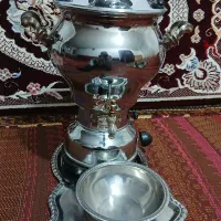 سماور گازی وساعت دیواری