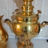 سماور زغالی با پارچ برنز|سماور، چایساز، قهوهساز|تبریز, |دیوار