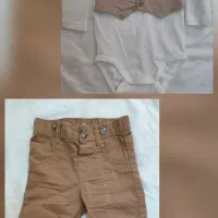 ست پیراهن و شلوار نوزادی