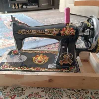 چرخ خیاطی مارشال قدیمی دستی