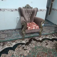 مبل ۷نفره باسه عددعسلی