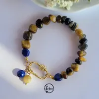 دستبند سنگ افغان و سنگ ببر
