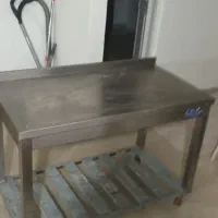 میز کار اشپزخانه صنعتی استیل