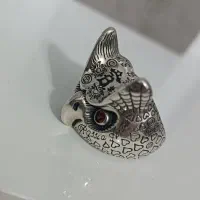 انگشتر جغد نقره استرلینگ(925)|جواهرات|الوند, |دیوار