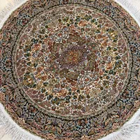 فرش گرد ماشینی
