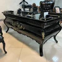 مبلمان اداری نیمست سلطنتی/میزآلفادومتری سه‌کشو