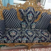 مبل ۷ نفره سلطنتی همراه عسلی|مبلمان خانگی و میز عسلی|کامیاران, |دیوار