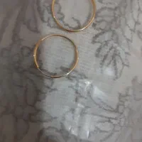 گوشواره حلقه ای در حد نو