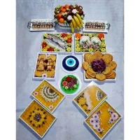 پذیرش تمام سفارشات صبحی عروس و میوه آرایی و پاتختی