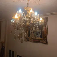 لوستر 12شاخه برنجی