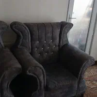 مبل کار کرد رنگ طوسی بدونه عسلی|مبلمان اداری|صائین قلعه, |دیوار