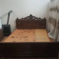 سرویس خواب دونفره چوب،تخت،۲کمد،دراور، ۲پاتختی|تخت و سرویس خواب|مشهد, کوثر|دیوار