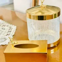 جا دستمالی و سطل کاملا زیبا