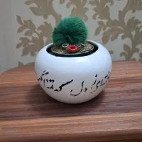 گل طبیعی با گلدان سرامیکی|گل و گیاه طبیعی|ری, فیروزآبادی|دیوار