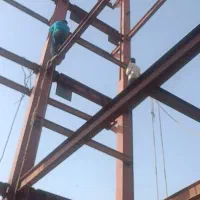 جوشکاری اسکلت اجرای سازهای پیش ساخته