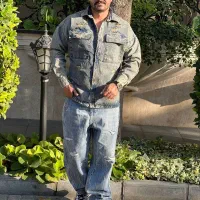 پیراهن کتی جین باکسی