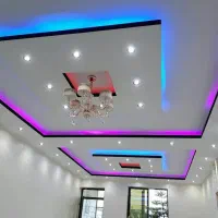 کناف کار سقف کاذب کنافکاری نورمخفی دکوراسیون لاین|خدمات پیشه و مهارت|کرج, گوهردشت|دیوار