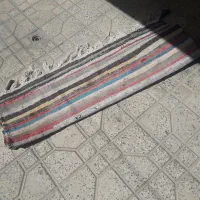 دوعددگلیم پارچه دست بافت کاملن قدیمی|گلیم، جاجیم، گبه|اصفهان, برازنده|دیوار