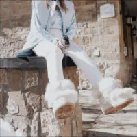 وست چرم ابی روشن