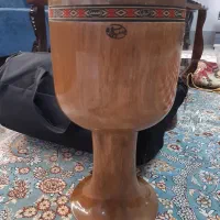 ساز کوبه ای تنبک چوب گردو سایز ۲۳ یک مهر|سازهای سنتی|شیراز, سینما سعدی|دیوار
