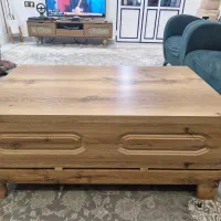 میز جلومبلی و سه عدد عسلی|مبلمان خانگی و میز عسلی|لشت نشا, |دیوار