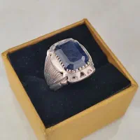 انگشتر یاقوت کبود آنهیت جهت معاوضه یا فروش