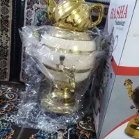 سماور طلایی|سماور، چای‌ساز، قهوه‌ساز|قم, چهل درخت‎|دیوار