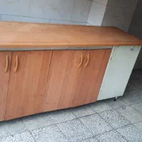 کابینت بدنه آهنی محکم و در چوبی
