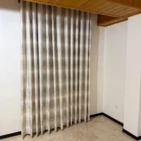 پرده نو سفید طوسی جنس ترک درجه۱