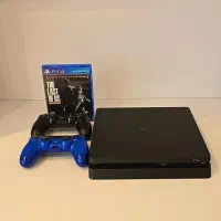 ps4 slim دودسته با بازی the last of us 1|کنسول، بازی ویدئویی و آنلاین|رشت, تازه آباد|دیوار