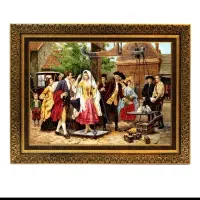 تابلو مخمل طرح مهریه ۱۰۰×۱۲۰