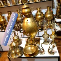 ctg سازنده c4pi برنجی ذغالی زغالی مسی سماور گازی|قوری، کتری، قهوه‌ساز دستی|اصفهان, دستگرده|دیوار