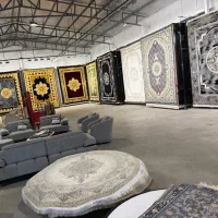 فرش تاج ۱۲۰۰شانه مشکی مبلمان ۷ نفره لوکس|فرش|شیراز, زیباشهر|دیوار