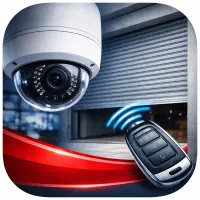 درب برقی و دوربین مداربسته