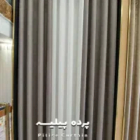 پرده پانچ کتان و حریر