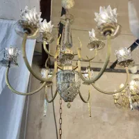 لوستر نئوکلاسیک برنز|لوستر و چراغ آویز|قم, کاسه گران|دیوار