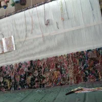 کارگر واستاد کاردر قالیبافی ۹۰۰۰۰۰۰گره درروز