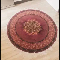 فرش قرمز گرد 1*30