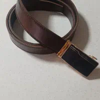 کمربند چرم سگک ریلی