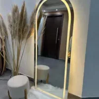 آینه قدی گنبدی قهوه‌ای کد 0659