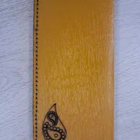 کیف پول زنانه چرمی طرح ترنج
