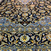 فرش دستباف ۹ متری سرمه ای کاشان دستبافت|فرش|تهران, مولوی|دیوار