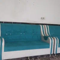 مبل ۷نفره به همراه ۳تامیزعسلی 1م ۴۰۰