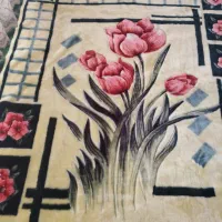 پتو تک نفره دو لایه جنس رویال عالی نوی نو