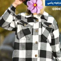 شومیز پشمی و پالتو و روسری مشکی