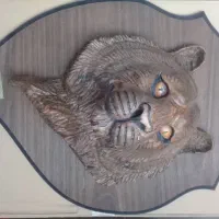 کله شیر چوبی بسیار زیبا و خوشگل